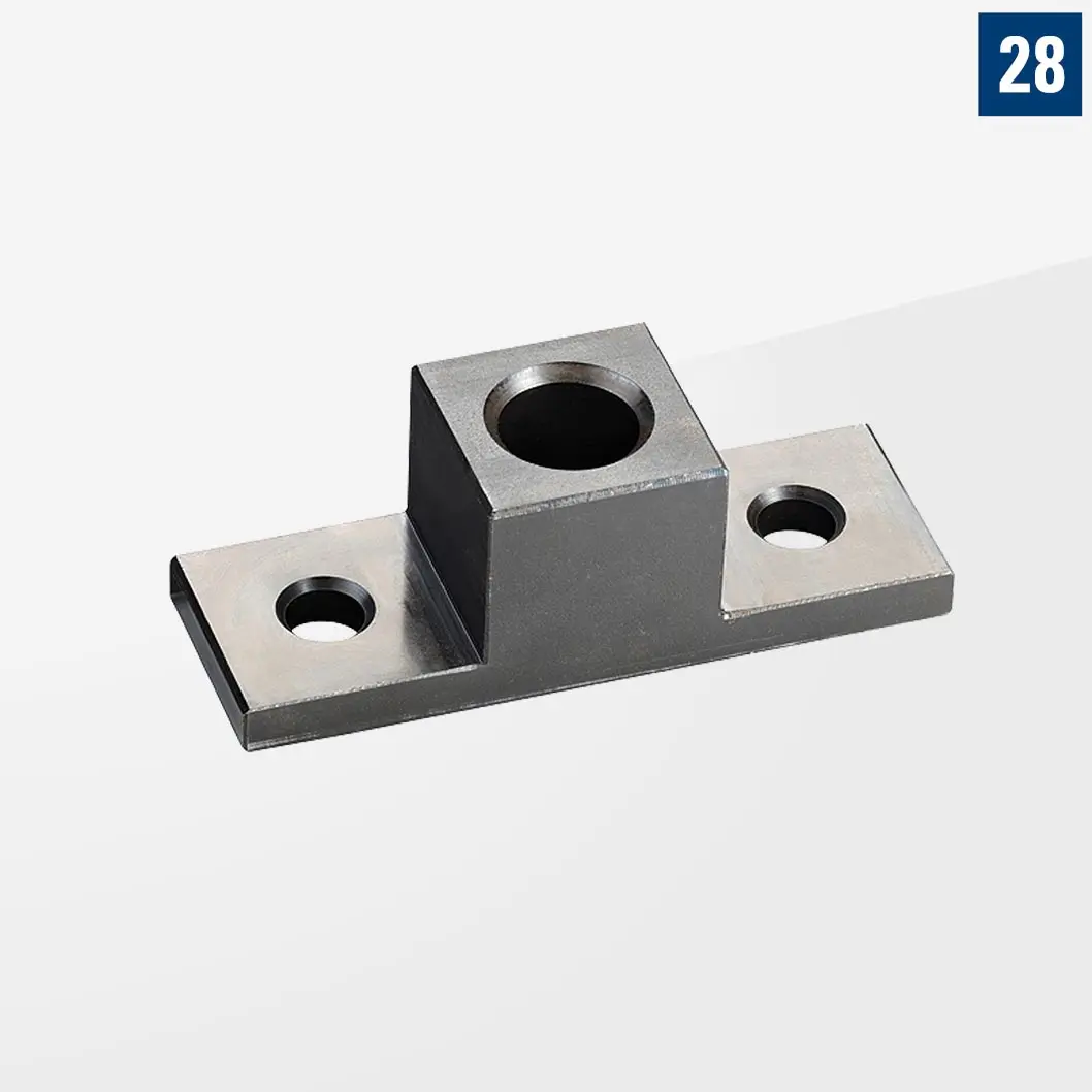 Переходная пластина для зажимных труб системы 28 на систему 16 D00-06015-000