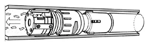 Схема станка для развертывания и раскатывания глубоких отверстий DRM-400