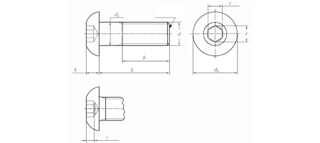 ISO 7380 чертеж