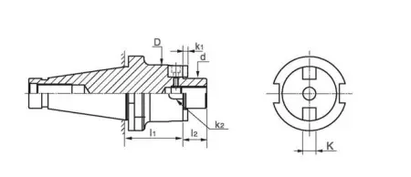 Фрезерный патрон NT50-FMA47.625-24