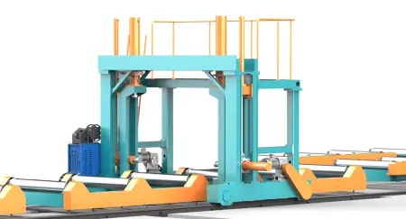 Станок для монтажа верхней полки коробчатой балки