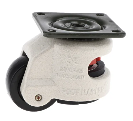 Колесо поворотное усиленное D63 мм, нагрузка до 500 кг, с платформой, ALF-WR-D63