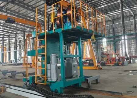 Консольный станок автоматической сварки под флюсом