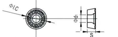 Твердосплавная токарная пластина RCGT-1003MO-LH