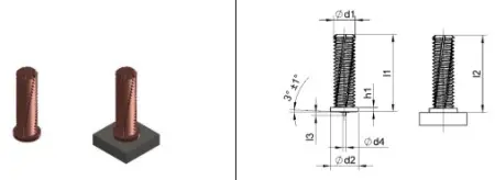 Шпилька под покраску