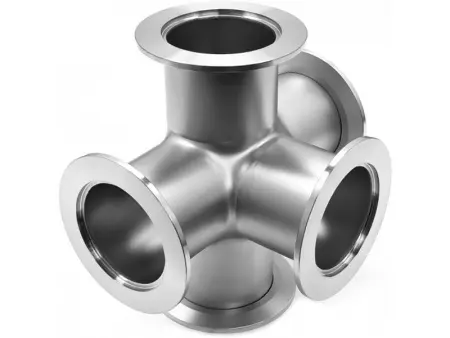 Пятерик с фланцами ISO-K 160, нержавеющая сталь 304L