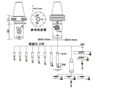 Расточная державка SRTP4468