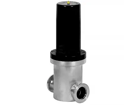 Клапан вакуумный прямоточный  GDC-25B KF25 Электромагнитный уплотнение - Сильфонное материал - Нержавеющая сталь 304SS