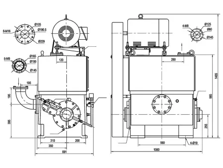 Плунжерный вакуумный насос 2Н-150GА
