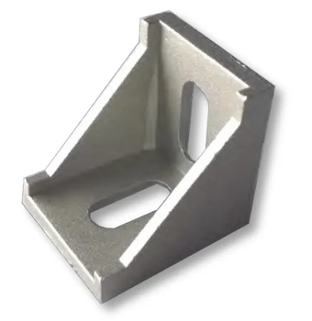 Прямоугольный соединитель усиленный 40х40-8 для алюминиевых профилей, ALF-RC4040-8