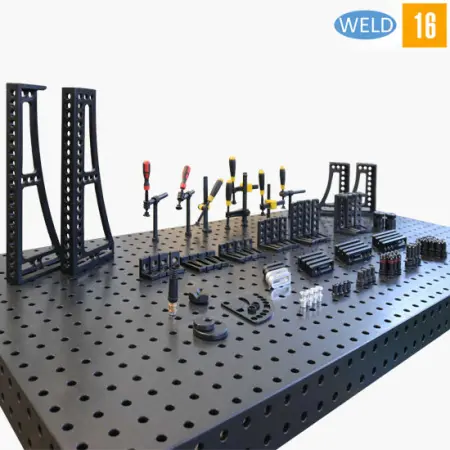 3Д сварочная плита с плазменной азотацией 1200x1200x100 С161212