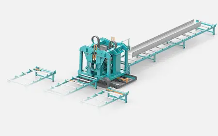 Линия сварки двутавровых балок