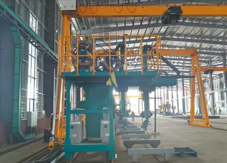 Консольный станок автоматической сварки под флюсом