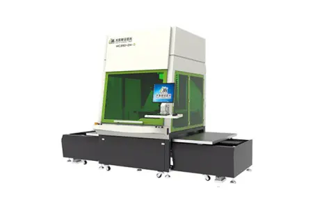 3D Трёхосевой CO2 станок лазерной маркировки со сменным столом MC350-DH-D
