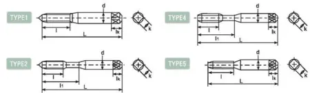 Метчик с прямой канавкой DLLH201