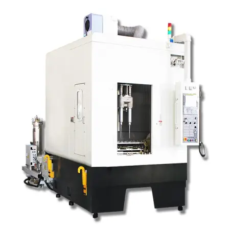 HPJ-DB Двухшпиндельный водоструйный станок высокого давления для снятия заусенцев с ЧПУ