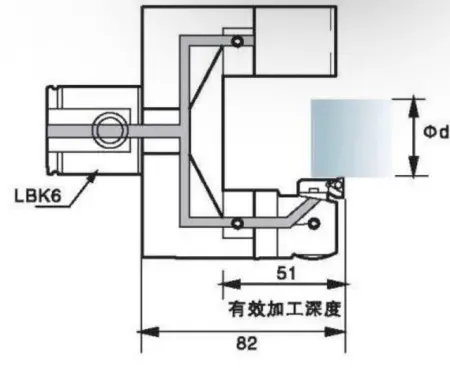 Наружная расточная головка LBK6-SL2552-42