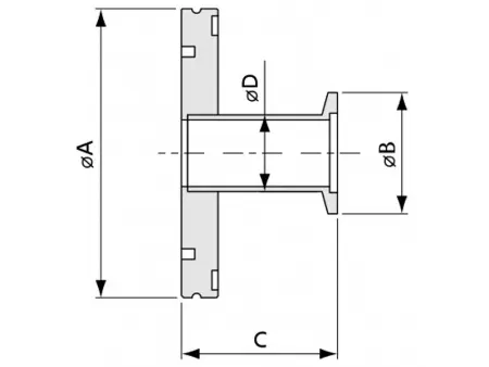 Переходник ISO63 - KF25