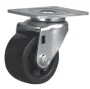 Колесо поворотное с большой грузоподъемонстью D75 мм, с платформой, ALF-W-D75L