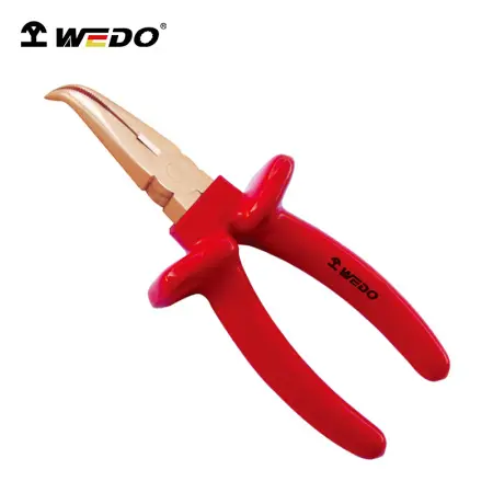 Плоскогубцы, утконосы изогнутые электроизолированные искробезопасные INB6204A-1002