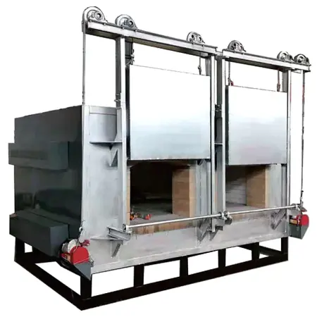 Электрическая печь для прокалки керамических оболочек двухсекционная