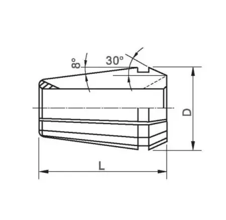Цанговый патрон ER8