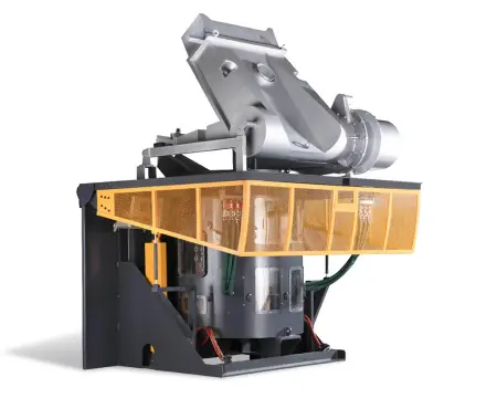 Индукционная тигельная печь средней частоты IRLIT-G-1-1000