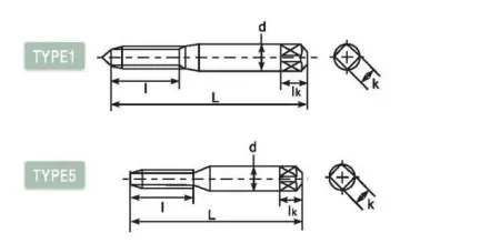 Метчик со спиральными канавками DLLS-SFT402