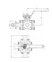 Полнопроходной трехходовой шаровой кран без удержания (3A) (размер 1")