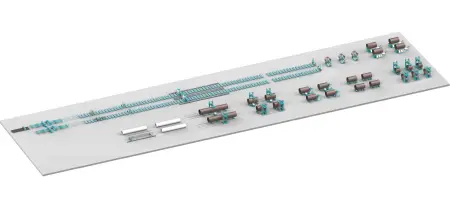 Линия по производству фундаментных свай для морских ветроэнергетических установок