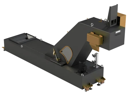 Гусеничный скребковый конвейер с барабанным фильтром. Серия IVT-A-B007