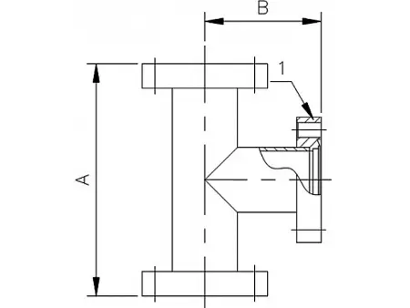 Тройник CF80R