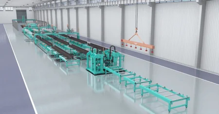 Линия сварки двутавровых балок