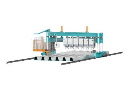 Станок для сборки П-образных рёбер