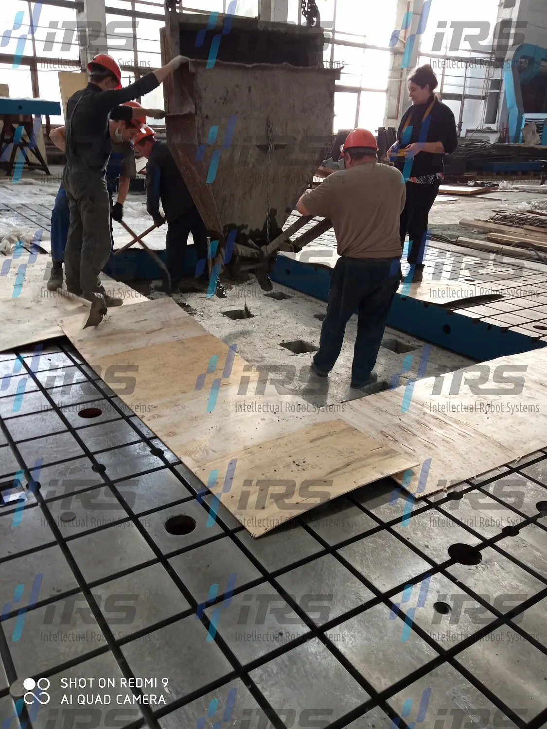 Монтаж и шеф-монтаж чугунных плит Т-паз