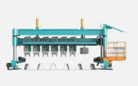 Станок для сборки П-образных рёбер