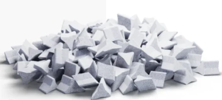 Наполнитель для галтовки Керамика ACTS Триангл 4х4 мм LC Легкая шлифовка