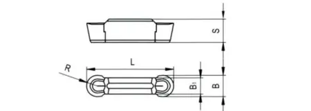 Твердосплавная сменная пластина MRGN500-A-LH