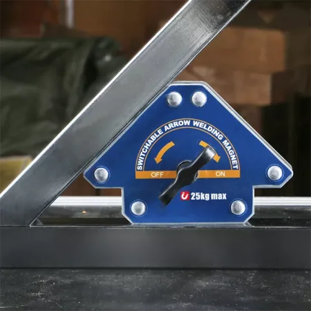 MPH-M3S Многосторонний магнитный фиксатор повышенной мощности для сварочных работ с переключателем, усилие 15–20 кг