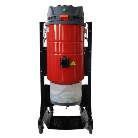Однофазный промышленный пылесос для бетонных полов