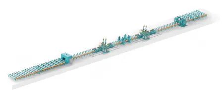 Линия сварки двутавровых балок