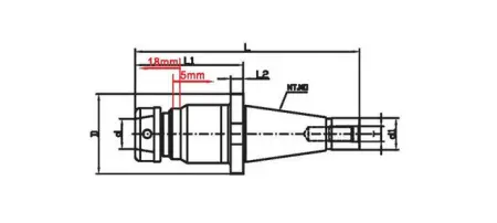 Фрезерный патрон NT50-SETP16
