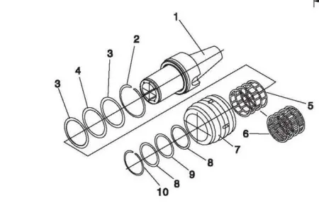 Фрезерный патрон BT50C42-135
