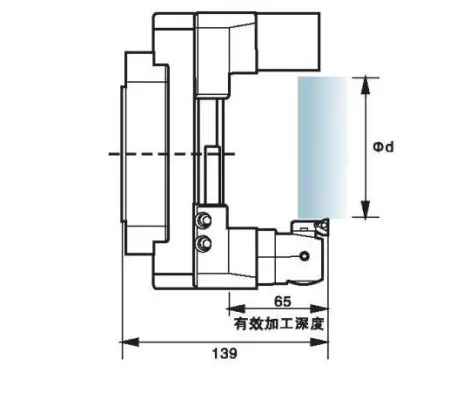 Наружная расточная головка FL220/90