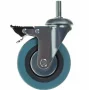Колесо поворотное D100 мм, болт M12x30, с тормозом, ALF-WB-D100T
