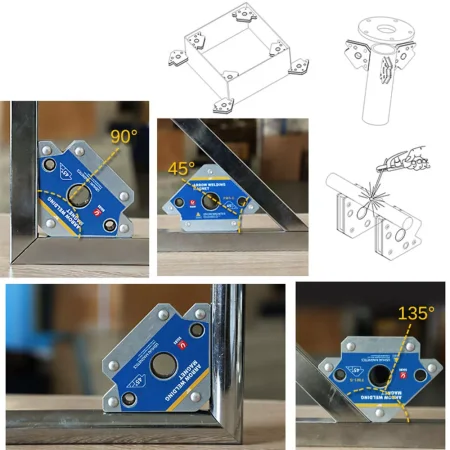 MPH-M1S Многосторонний магнитный фиксатор повышенной мощности для сварочных работ, усилие 25 кг