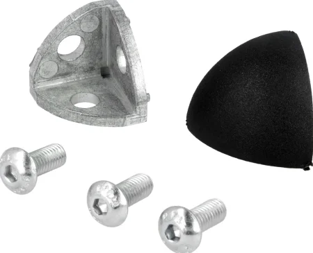 Трехсторонний сферический соединитель R30 для алюминиевых профилей, ALF-SC30TR