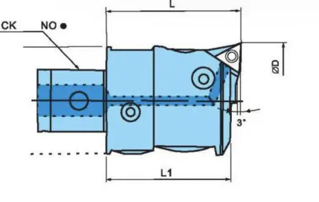 Чистовая расточная головка EWB41UP-CK4