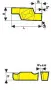 Твердосплавная сменная пластина для обработки канавок и отрезки GVR/L-300-020A