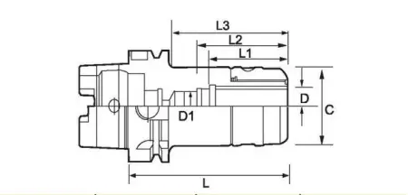 Высокоскоростной фрезерный патрон HSK 63A-GC20-85,110